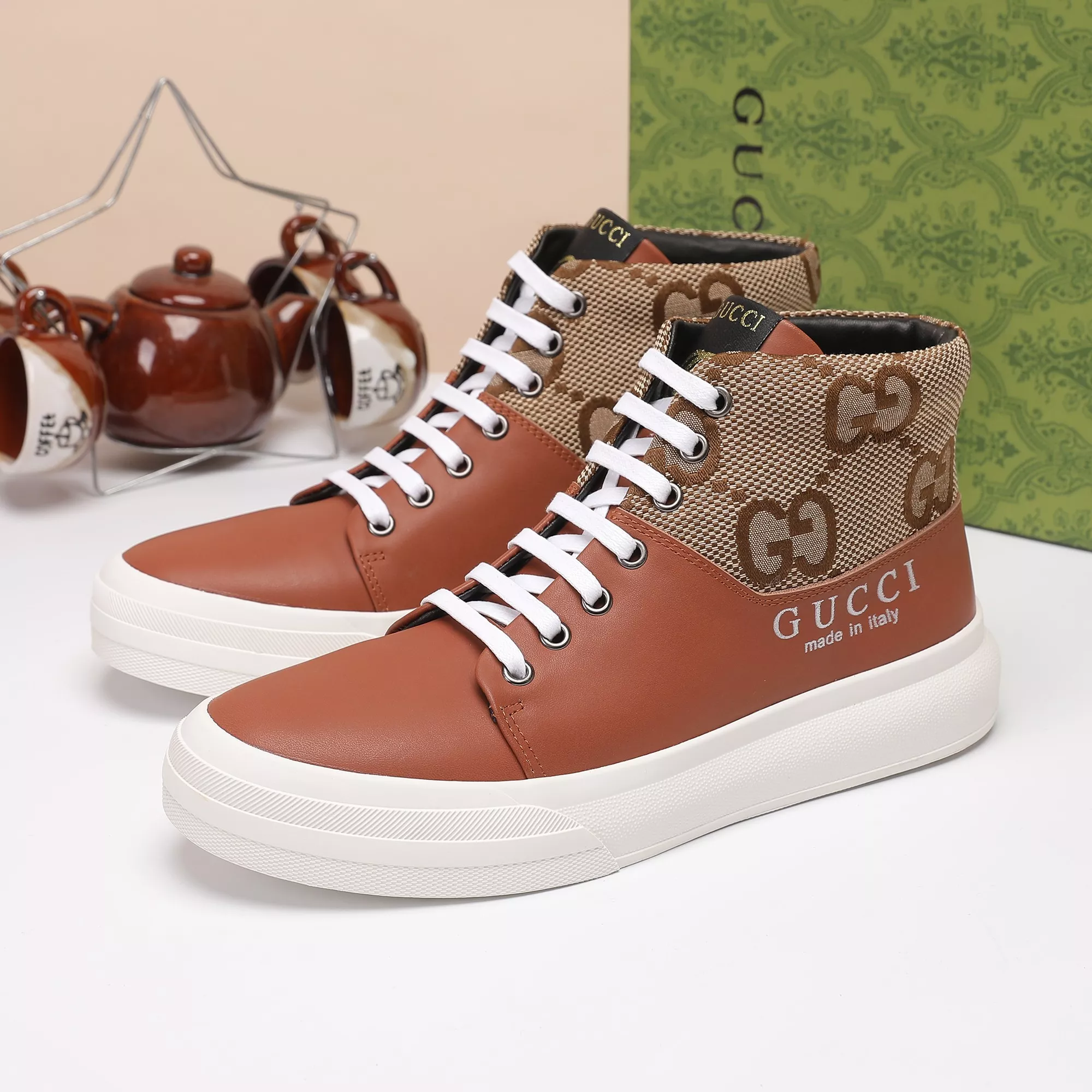 gucci high tops chaussures pour homme s_12b67a1